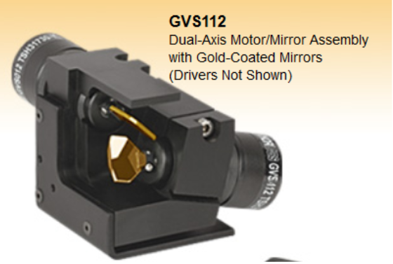 Two dimensions X-Y Galvanometer scanner